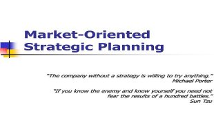 Market Oriented Corporate and Business Unit Planning